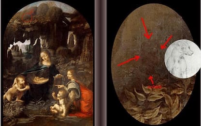 Leonardo e simbolo nascosto