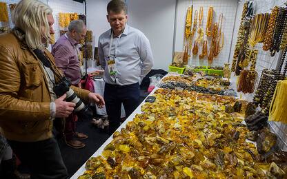 Lituania, la mostra dedicata all'ambra