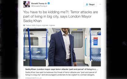 Londra, Trump Jr attacca Khan: polemica dopo i post su Twitter 