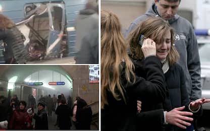 Attentato a San Pietroburgo, bomba in metro: almeno 11 morti