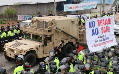 Corea del Sud, Usa installano sistemi antimissile: residenti insorgono
