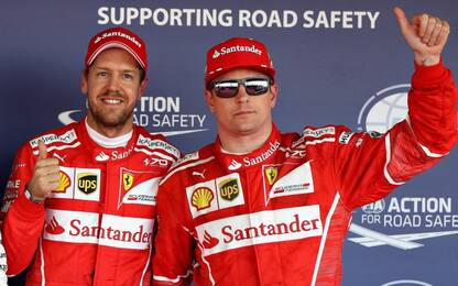 F1, Gp Russia: Ferrari in prima fila con Vettel e Raikkonen. FOTO
