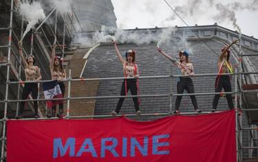 Francia, Femen contro Marine Le Pen
