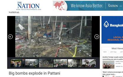 Thailandia, due bombe in un centro commerciale: oltre 50 feriti