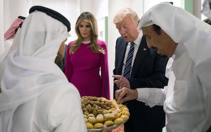 Trump in Arabia Saudita , attesa per il discorso sull'Islam 