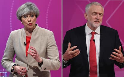 Elezioni Uk, pareggio nel confronto tv a distanza tra May e Corbyn