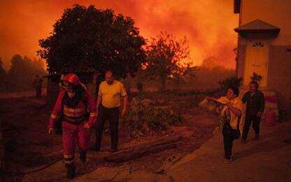 Spagna, incendio in Galizia