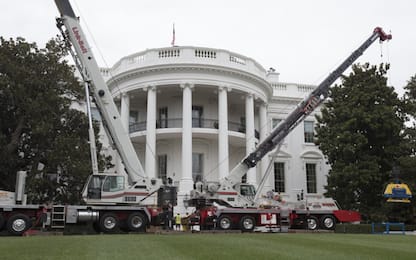 Lavori in corso alla Casa Bianca, è tempo di ristrutturazioni. FOTO