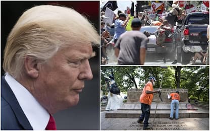 Trump: triste rimozione delle statue sudiste. La storia non si cambia