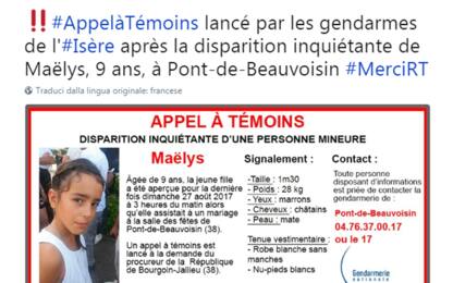Francia, continuano ricerche bambina scomparsa durante festa di nozze