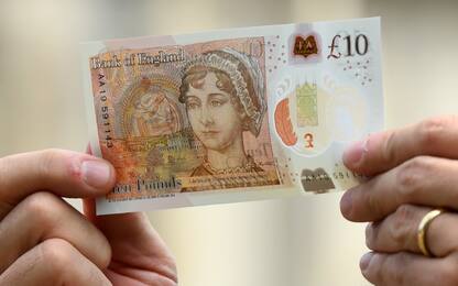 LE Nuove 10 sterline con Jane Austen
