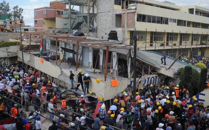 Terremoto Messico, crolla scuola: morti 32 bambini