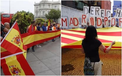 Manifestazioni per referendum Catalogna