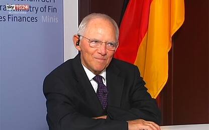 Schäuble a Sky TG24: "Stimo Padoan. L'Italia ha fatto molti progressi"