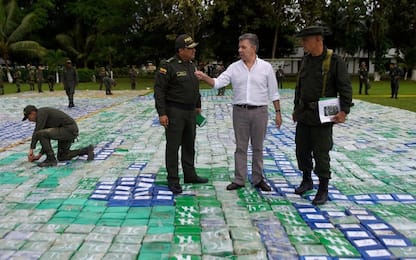 Cocaina, sequestro record in Colombia: recuperate 12 tonnellate. VIDEO