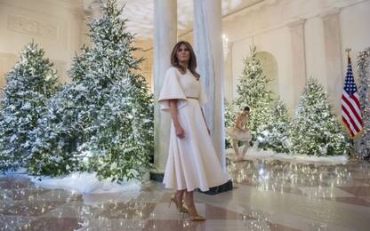 Natale, Melania Trump su Twitter mostra gli addobbi della Casa Bianca