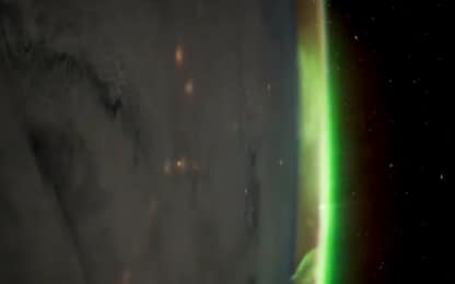 L'aurora australe vista dallo Spazio in un video di Paolo Nespoli