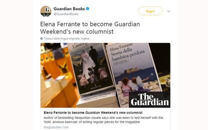 Elena Ferrante scriverà sul Guardian: avrà una rubrica fissa