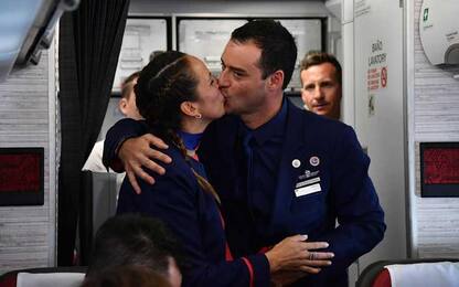 Cile, Papa celebra matrimonio in aereo tra Santiago e Iquique