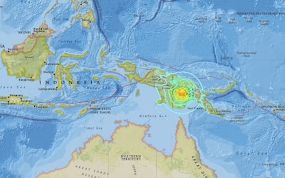 Terremoto di magnitudo 7.5 colpisce la Papua Nuova Guinea