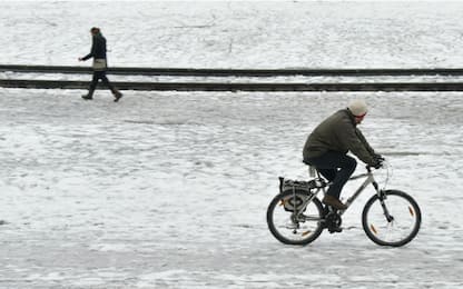 Freddo in Italia, consigli dal Canada per andare in bici sulla neve