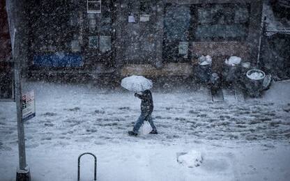 Tempesta di neve su Jersey City e Manhattan: IL VIDEO IN TIMELAPSE