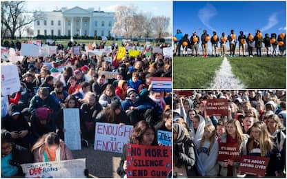Usa, studenti protestano contro armi