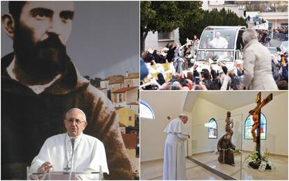 Il Papa nei luoghi di Padre Pio, Francesco venera il corpo del santo