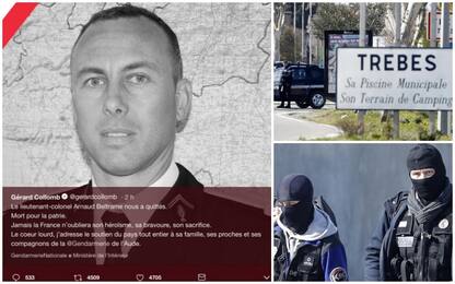 Attentato Francia, è morto il gendarme-eroe rimasto ferito a Trèbes