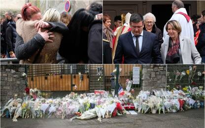 Attacco in Francia, omaggio alle vittime