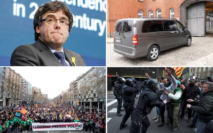 Catalogna, Puigdemont arrestato in Germania e portato in cella