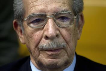 Guatemala, è morto l'ex dittatore Efrain Rios Montt