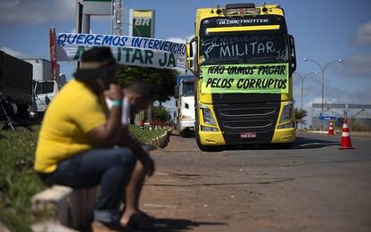 Sciopero camionisti in Brasile