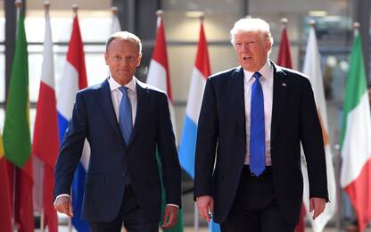 Trump: Ue nostro nemico, in parte anche Cina e Russia. Tusk: fake news