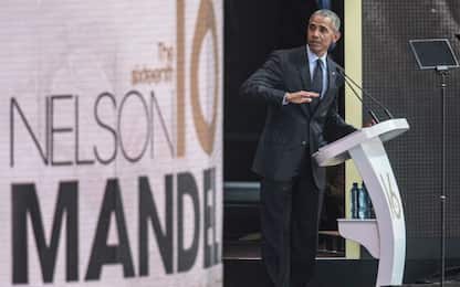 Obama, omaggio a Mandela: "Credete nei fatti"