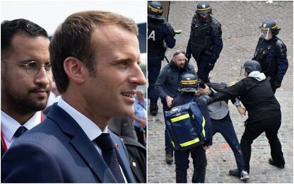 Macron su collaboratore che ha picchiato manifestanti: “No impunità”