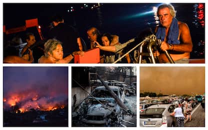 Incendi in Grecia,  si temono più di 100 morti. Quasi 200 feriti