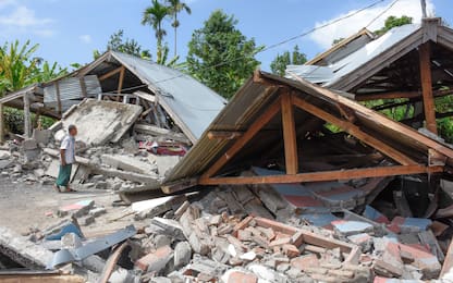 Terremoto in Indonesia. FOTO