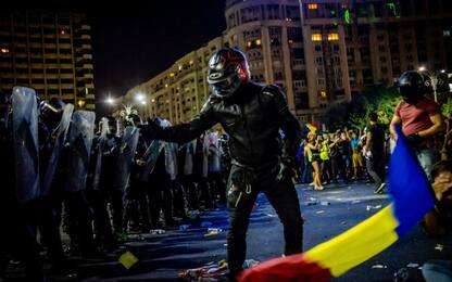 Proteste di piazza in Romania 