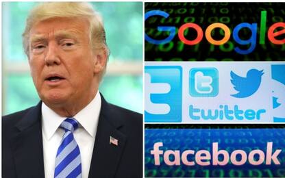Trump contro Google, Twitter e Facebook: imbrogliate, fate attenzione