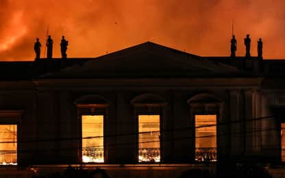 Brasile, incendio al Museo Nazionale