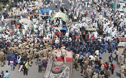 La protesta dei contadini in India