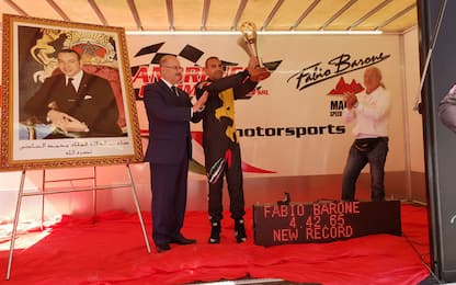 Record mondiale di velocità per Fabio Barone in Marocco