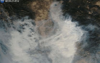 Gli incendi in California visti dai satelliti Nasa: il video