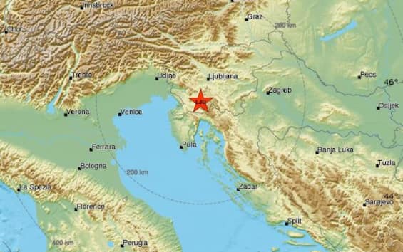 Terremoto Avvertito A Trieste, Con Epicentro A Pivka In Slovenia