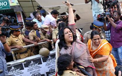 India, due donne entrano nel tempio indù, proteste nel Kerala
