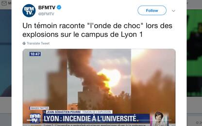 Francia, esplosione e incendio in università a Lione