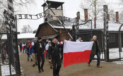 Giorno memoria, i militanti di estrema destra ad Auschwitz