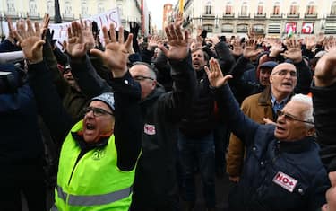 GettyImages-Proteste_taxi_Spagna_11