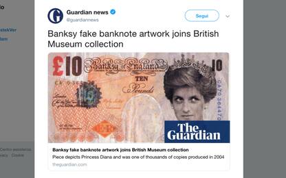 Una banconota “falsa” di Banksy sarà esposta al British Museum